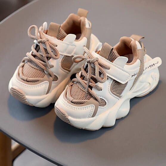 Children's non-slip soft bottom running khaki toddler shoes